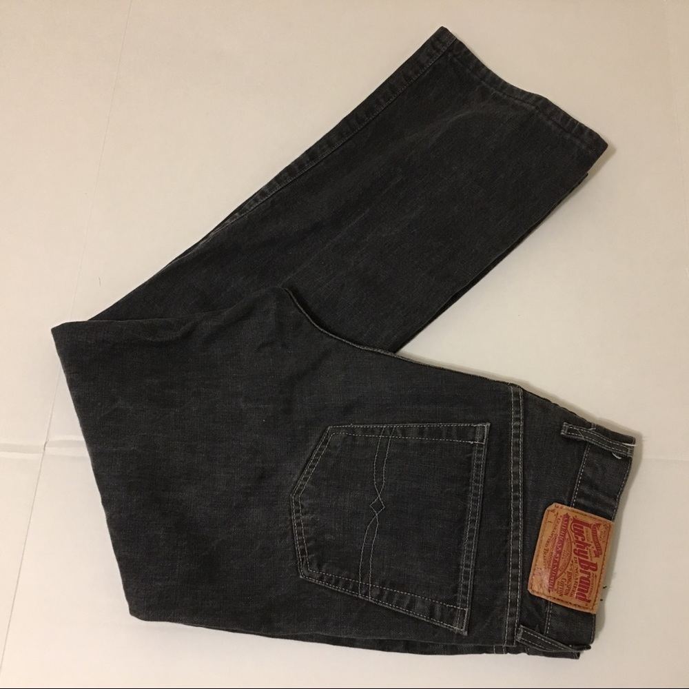 Lucky Brand Slim Bootleg Grey Jeans Size 33